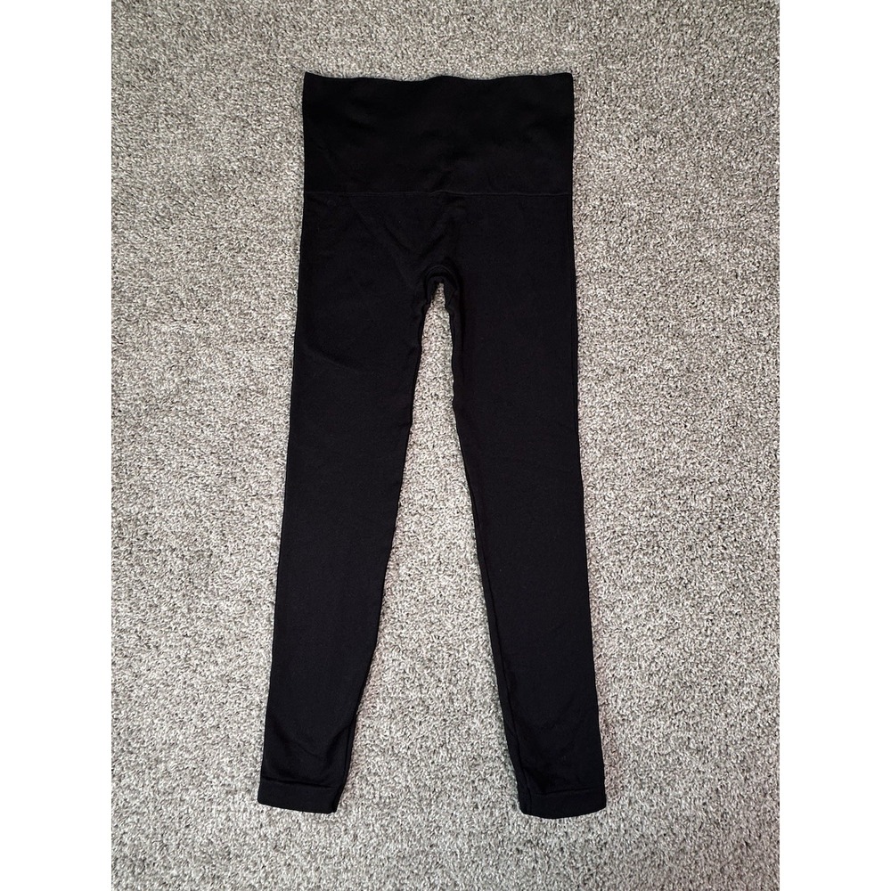 Spanx Black Seamless‎ Leggings Size Medium